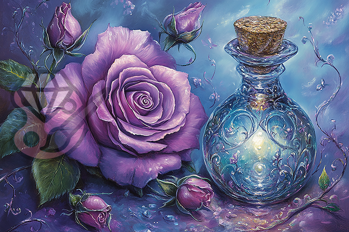 Geheimnis der Lavendelrose